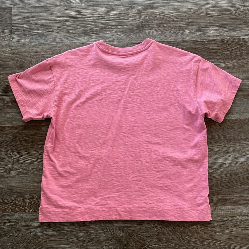 Old Navy Short Sleeve Boxy Vintage Crew Neck T-Shirt Rose Cloud Women’s Size XS - Picture 2 of 8